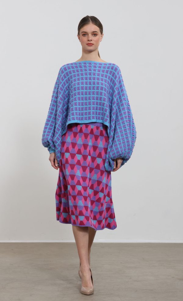 Linda Wilson Knitwear Designer Ireland Aster Skirt2