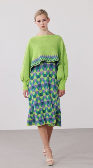 Linda Wilson Knitwear Designer Ireland Dia Dress1